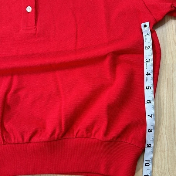 NWT Everlane Pique Organic Cotton Polo in Goji Berry Size Small - Picture 9 of 13